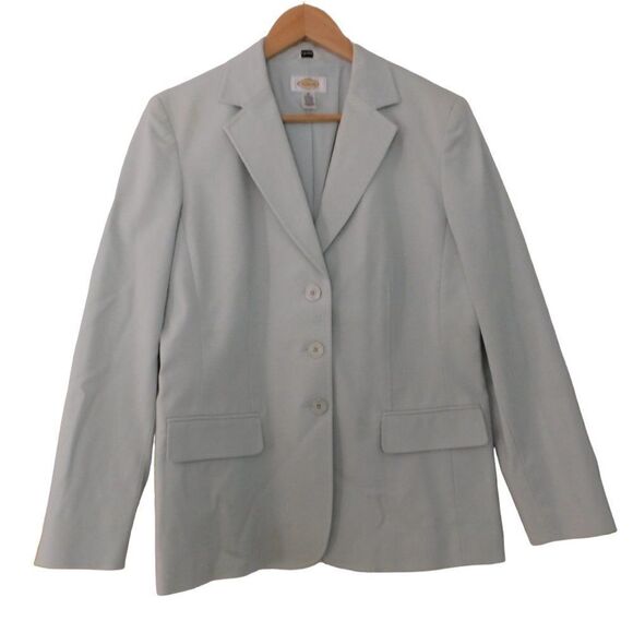 Talbots Womens Blazer Jacket Light Green Lined Size 10 Career - Picture 7 of 7
